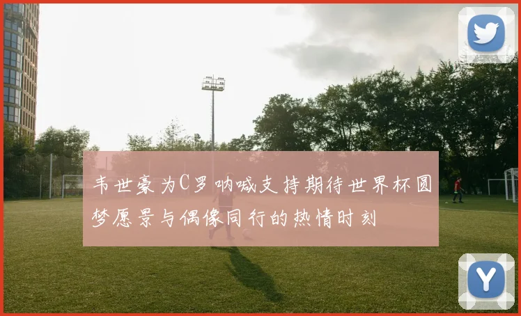 韦世豪为C罗呐喊支持期待世界杯圆梦愿景与偶像同行的热情时刻
